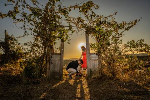 As melhores ideias e inspirações criativas de fotos para ensaio pré wedding no Sítio das Borboletas em Piedade 
'