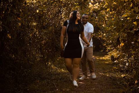 As melhores ideias e inspirações criativas de fotos para ensaio pré wedding no parque Cemucam - Cotia'