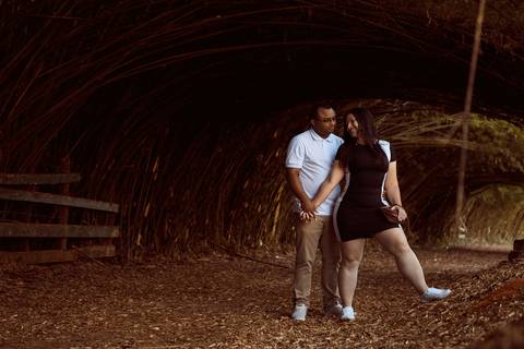 As melhores ideias e inspirações criativas de fotos para ensaio pré wedding no parque Cemucam - Cotia'