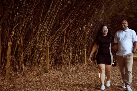 As melhores ideias e inspirações criativas de fotos para ensaio pré wedding no parque Cemucam - Cotia'