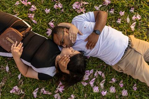 As melhores ideias e inspirações criativas de fotos para ensaio pré wedding no parque Cemucam - Cotia'