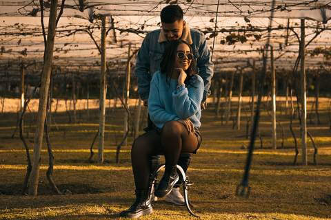 As melhores ideias e inspirações criativas de fotos para ensaio pré wedding na Villa Don Pato em São Roque'