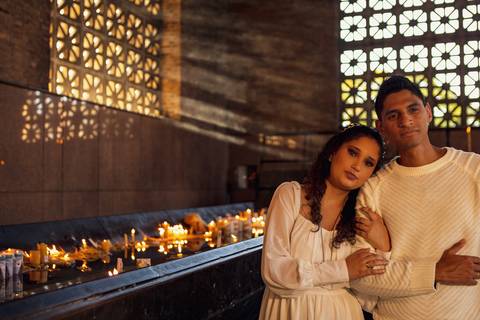 As melhores ideias e inspirações criativas de fotos para ensaio pré wedding em Aparecida do Norte  - Santuário Nacional'
