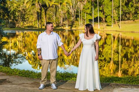 As melhores ideias e inspirações criativas de fotos para ensaio pré wedding no parque Jardim Botânico - SP'