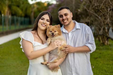 As melhores ideias e inspirações criativas de fotos para ensaio pré wedding com o pet no parque Jardim Botânico - SP'