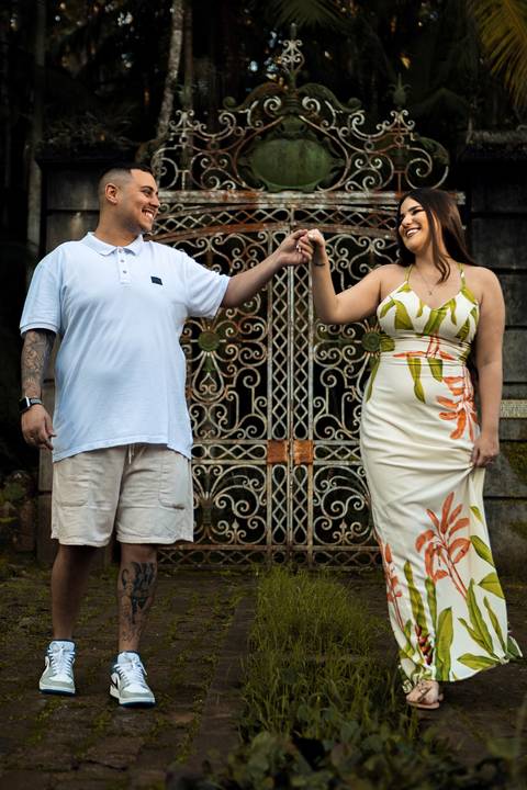 As melhores ideias e inspirações criativas de fotos para ensaio pré wedding no parque Jardim Botânico - SP'