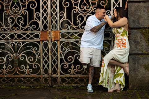 As melhores ideias e inspirações criativas de fotos para ensaio pré wedding no parque Jardim Botânico - SP'