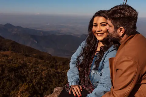 As melhores ideias e inspirações criativas de fotos para ensaio pré wedding em Campos do Jordão - SP'