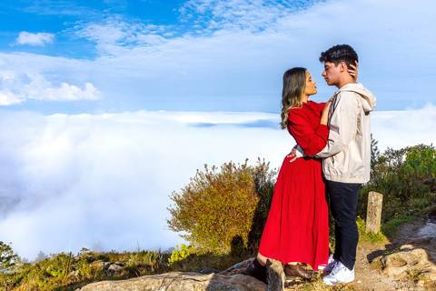 As melhores ideias e inspirações criativas de fotos para ensaio pré wedding em Campos do Jordão - SP'