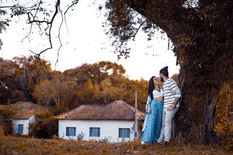 As melhores ideias e inspirações criativas de fotos para ensaio pré wedding na Floresta Nacional do Ipanema -  Fazenda Ipanema'