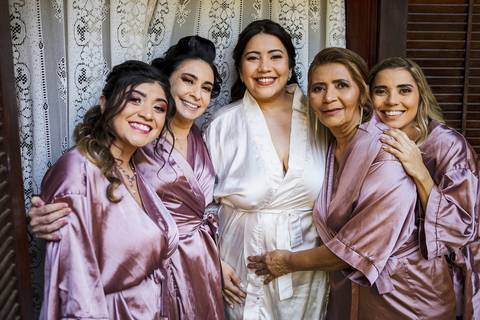 As melhores ideias e inspirações criativas do making of da noiva no Espaço La Forêt - São Roque'