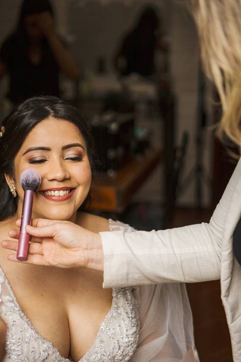 As melhores ideias e inspirações criativas do making of da noiva no Espaço La Forêt - São Roque'