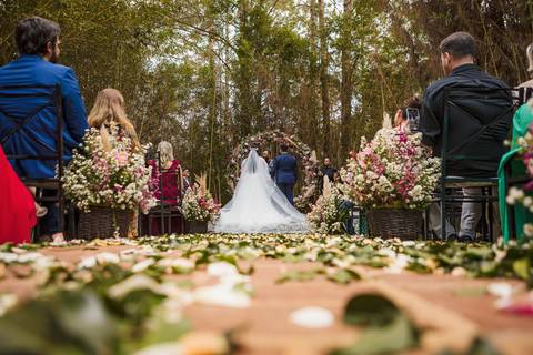 As melhores ideias e inspirações criativas da cerimônia no Espaço La Forêt - São Roque'