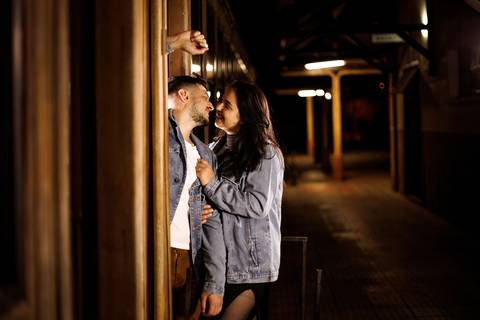 As melhores ideias e inspirações criativas de fotos para ensaio pré wedding na Maria Fumaça de São Roque'