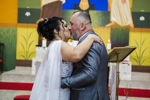 As melhores ideias e inspirações criativas de fotos de casamento da cerimônia na Paróquia Santa Gema Galgani  '