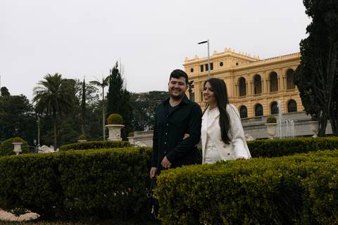 As melhores ideias e inspirações criativas de fotos para ensaio pré wedding no Museu do Ipiranga - Parque da Independência'