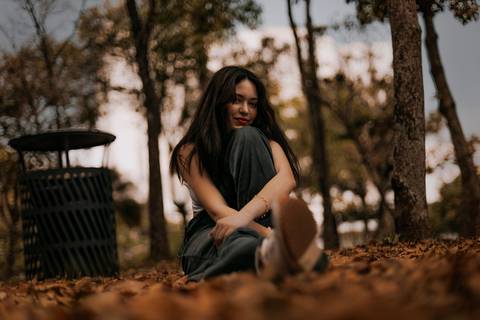 As melhores ideias e inspirações de fotos criativas de debutante no Parque Municipal de Barueri'