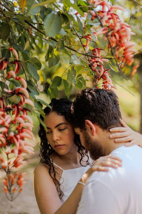 As melhores ideias e inspirações criativas de fotos para ensaio pré wedding romântico no parque Jardim Botânico  '