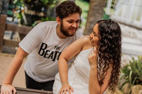 As melhores ideias e inspirações criativas de fotos para ensaio pré wedding romântico no parque Jardim Botânico  '