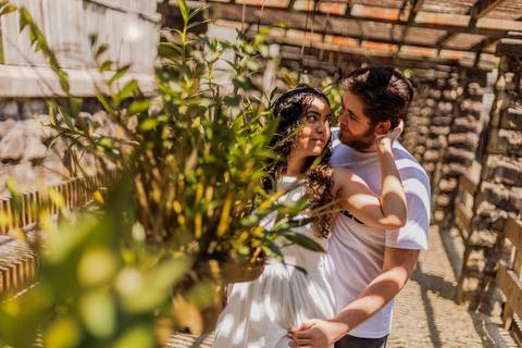 As melhores ideias e inspirações criativas de fotos para ensaio pré wedding romântico no parque Jardim Botânico  '