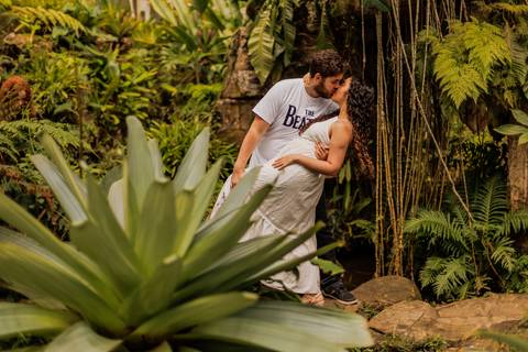 As melhores ideias e inspirações criativas de fotos para ensaio pré wedding romântico no parque Jardim Botânico  '