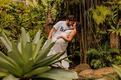 As melhores ideias e inspirações criativas de fotos para ensaio pré wedding romântico no parque Jardim Botânico  '