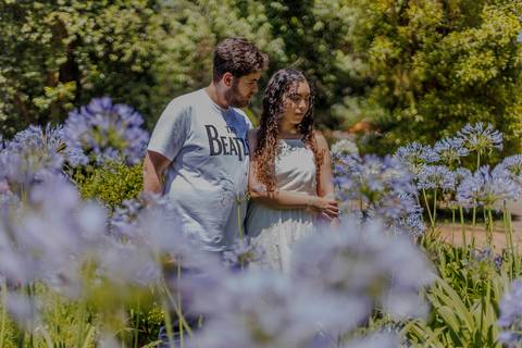 As melhores ideias e inspirações criativas de fotos para ensaio pré wedding romântico no parque Jardim Botânico  '