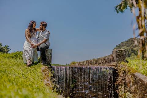 As melhores ideias e inspirações criativas de fotos para ensaio pré wedding romântico no parque Jardim Botânico  '