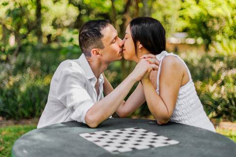 As melhores ideias e inspirações de fotos criativas para ensaio pré wedding no Parque do Ibirapuera'