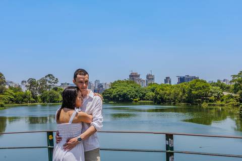 As melhores ideias e inspirações de fotos criativas para ensaio pré wedding no Parque do Ibirapuera'