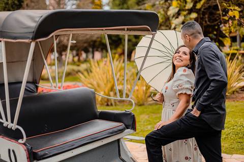 As melhores ideias e inspirações de fotos criativas para ensaio pré wedding na Vila Don Patto em São Roque'