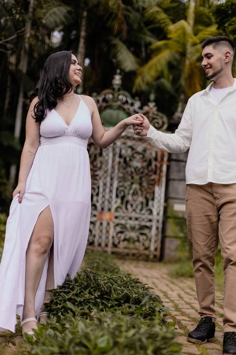 As melhores ideias e inspirações de fotos criativas para ensaio pré wedding no parque Jardim Botânico'