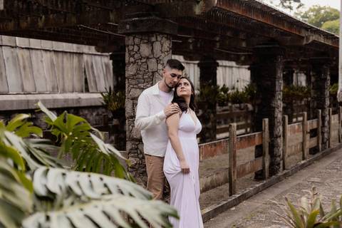 As melhores ideias e inspirações de fotos criativas para ensaio pré wedding no parque Jardim Botânico'