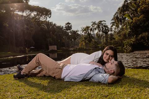 As melhores ideias e inspirações de fotos criativas para ensaio pré wedding no parque Jardim Botânico'