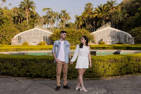 As melhores ideias e inspirações de fotos criativas para ensaio pré wedding no parque Jardim Botânico'
