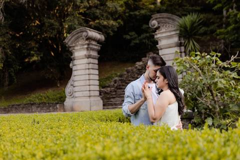 As melhores ideias e inspirações de fotos criativas para ensaio pré wedding no parque Jardim Botânico'
