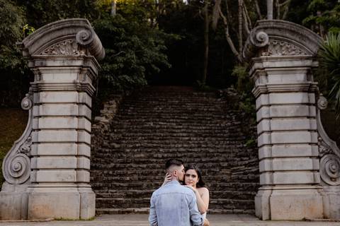 As melhores ideias e inspirações de fotos criativas para ensaio pré wedding no parque Jardim Botânico'