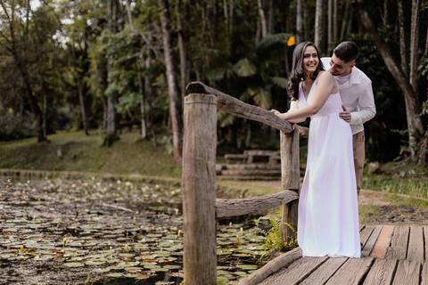 As melhores ideias e inspirações de fotos criativas para ensaio pré wedding no parque Jardim Botânico'