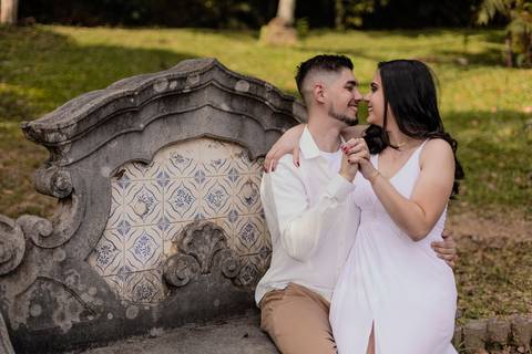 As melhores ideias e inspirações de fotos criativas para ensaio pré wedding no parque Jardim Botânico'