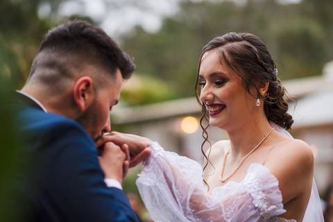 As melhores ideias e inspirações criativas de fotos da cerimônia do espaço Verde Nobre Eventos'