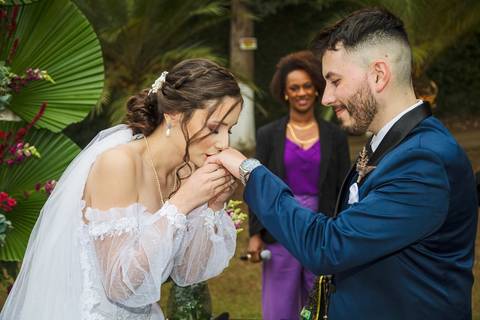 As melhores ideias e inspirações criativas de fotos da cerimônia do espaço Verde Nobre Eventos'