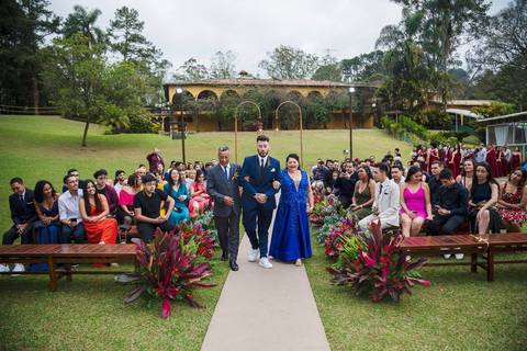 As melhores ideias e inspirações criativas de fotos da cerimônia do espaço Verde Nobre Eventos'