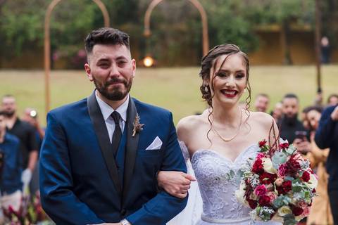 As melhores ideias e inspirações criativas de fotos da cerimônia do espaço Verde Nobre Eventos'