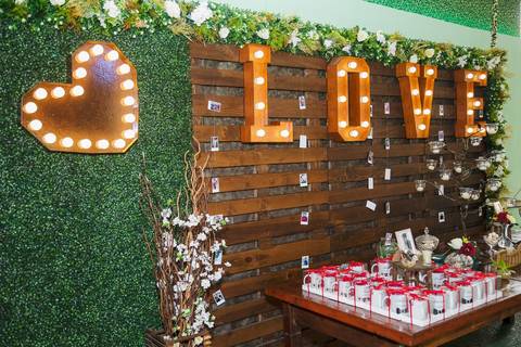 As melhores ideias e inspirações criativas de fotos da recepção do espaço Verde Nobre Eventos'