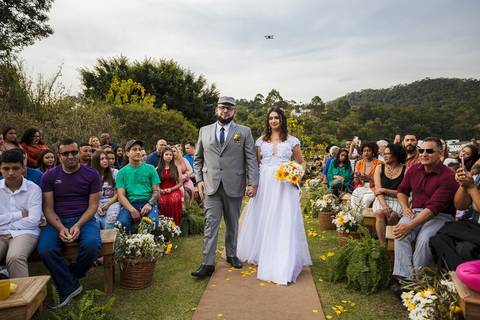 As melhores ideias e inspirações criativas de fotos da cerimônia no sítio'