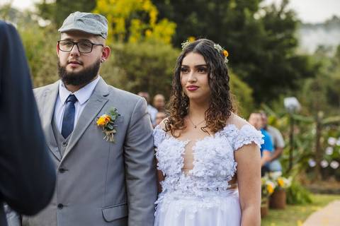 As melhores ideias e inspirações criativas de fotos da cerimônia no sítio'