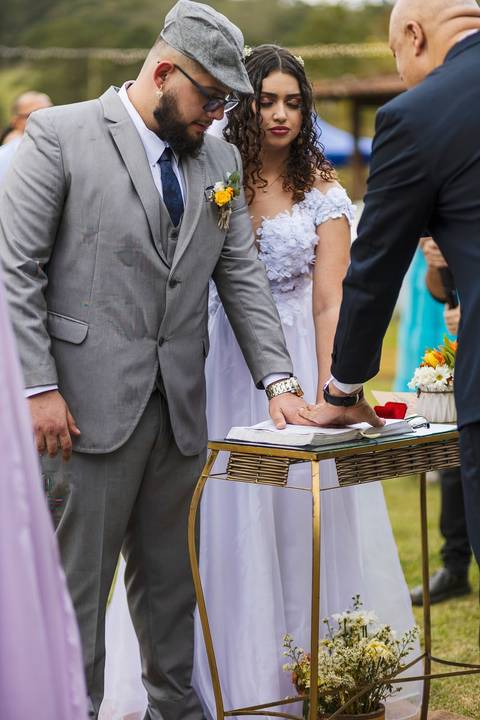 As melhores ideias e inspirações criativas de fotos da cerimônia no sítio'