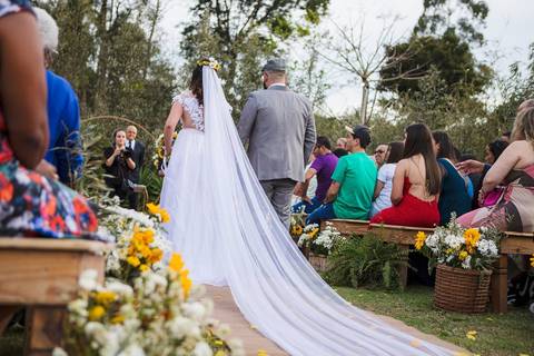 As melhores ideias e inspirações criativas de fotos da cerimônia no sítio'