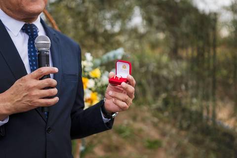 As melhores ideias e inspirações criativas de fotos da cerimônia no sítio'