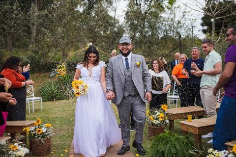 As melhores ideias e inspirações criativas de fotos da cerimônia no sítio'